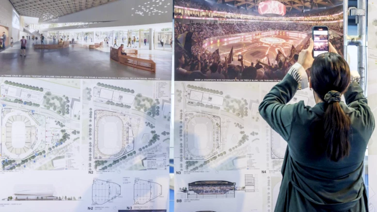 Lancy : crédit de 275,5 millions pour la patinoire du Trèfle‑Blanc