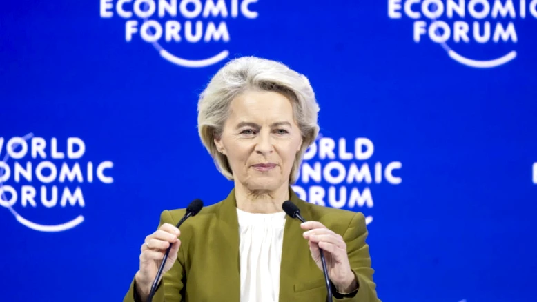 Ursula von der Leyen: les surtaxes de Trump sont une erreur à Davos