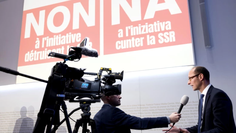 Votation du 8 mars: 8,75 millions de francs déclarés, SSR 5,77 millions