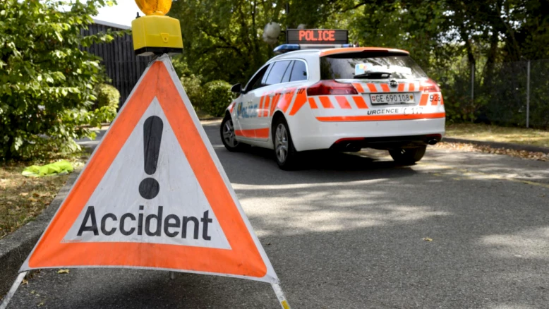 Genève : piéton percuté sur route de Malagnou, pronostic vital engagé