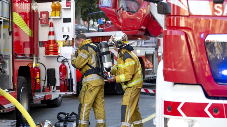 Incendie: le cycle d'orientation du Foron à Thônex fermé
