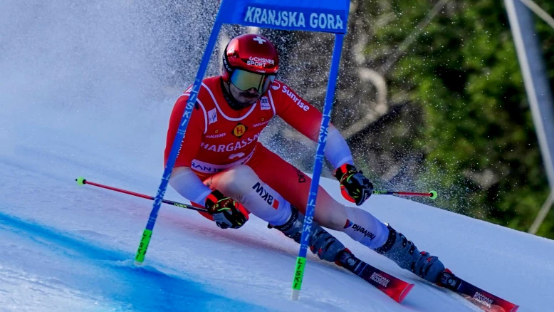 Géant à Kranjska Gora: Meillard 3e, Braathen en tête