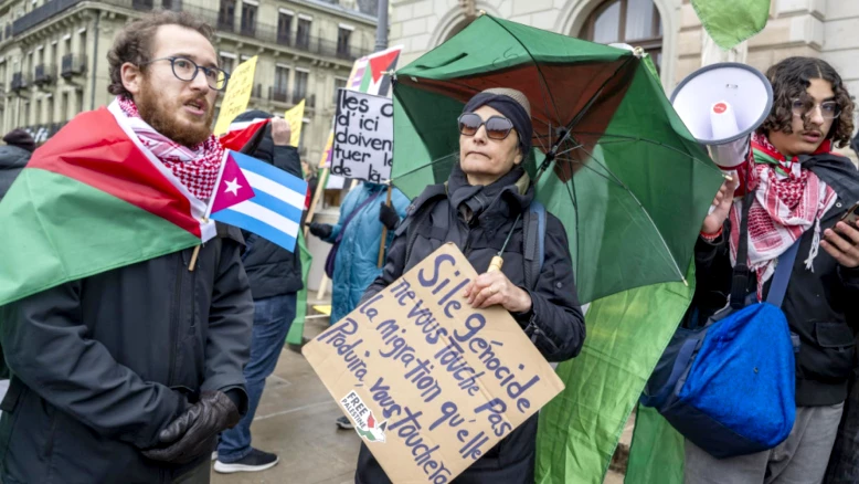À Genève, 800 manifestent contre l'impérialisme, pour Gaza et Cuba