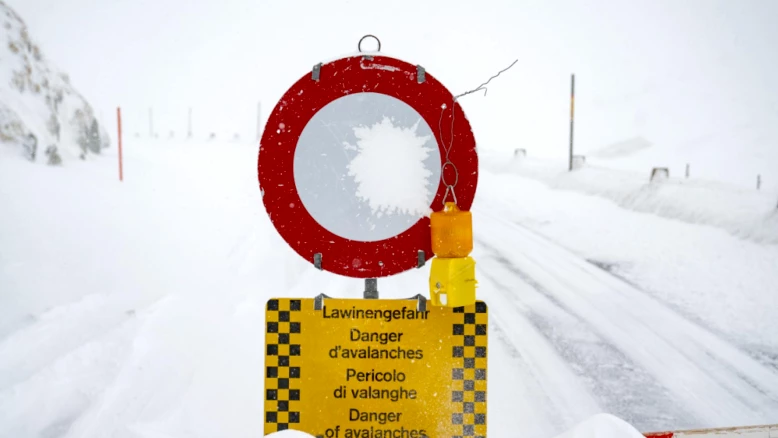 Risque d'avalanche élevé au sud des Alpes après fortes chutes de neige