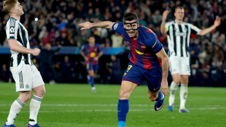Ligue des champions: Barcelone corrige Newcastle 7-2 et file en quarts