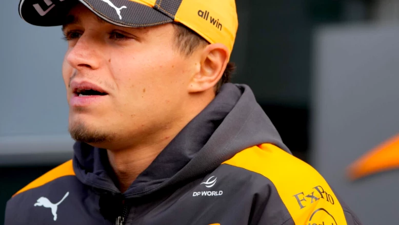 Statue de cire de Lando Norris exposée à Madame Tussauds à Londres