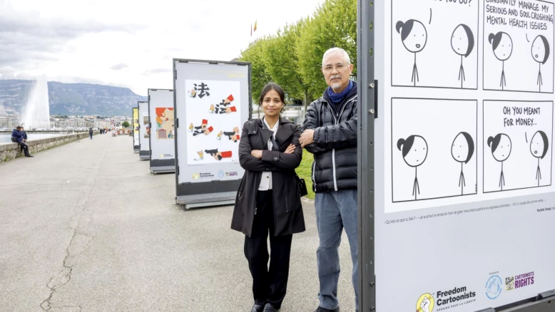 Exposition Morges: dessinateurs menacés pour leur liberté d'expression