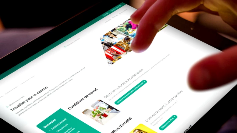 Nouveau portail ne.ch à Neuchâtel : accessibilité et navigation