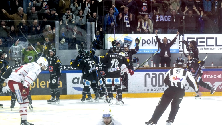 NL : Fribourg-Gottéron se qualifie difficilement en demi-finale