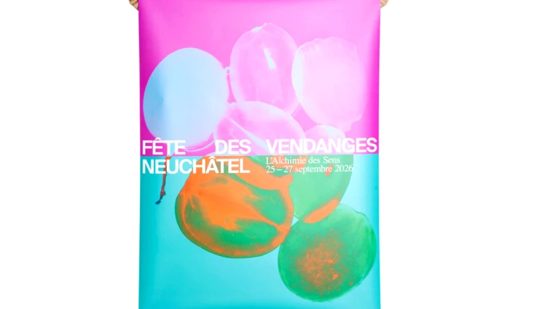 Fête des vendanges Neuchâtel 99e édition : affiche d'Anaïs Garino