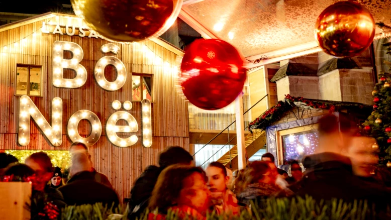 Lausanne : Bô Noël reconduit en 2026, nouveau concept reporté