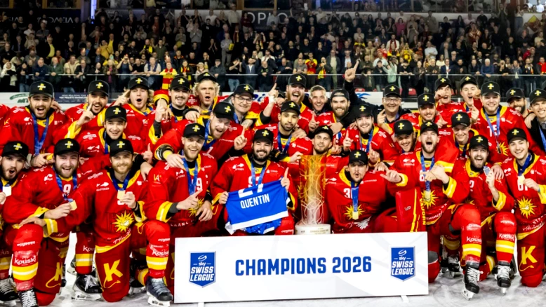 Sierre sur un nuage après le titre de la Swiss League