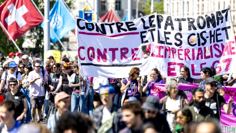 Près de 3 000 manifestants au 1er Mai à Genève, opposition au G7
