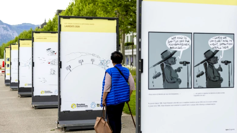 Genève : prix de dessin de presse à une Palestinienne et un Ougandais