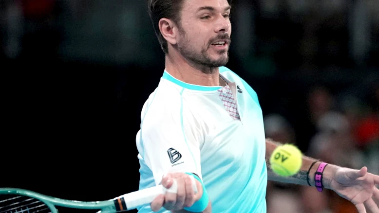 Stan Wawrinka face à Sebastian Baez au 1er tour de l'ATP 250 à Genève