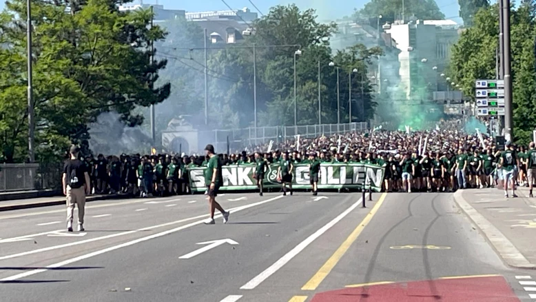 Coupe de Suisse : des milliers de supporters du FC St-Gall à Berne