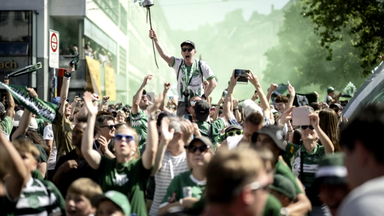 Saint-Gall en fête après la victoire en Coupe de Suisse