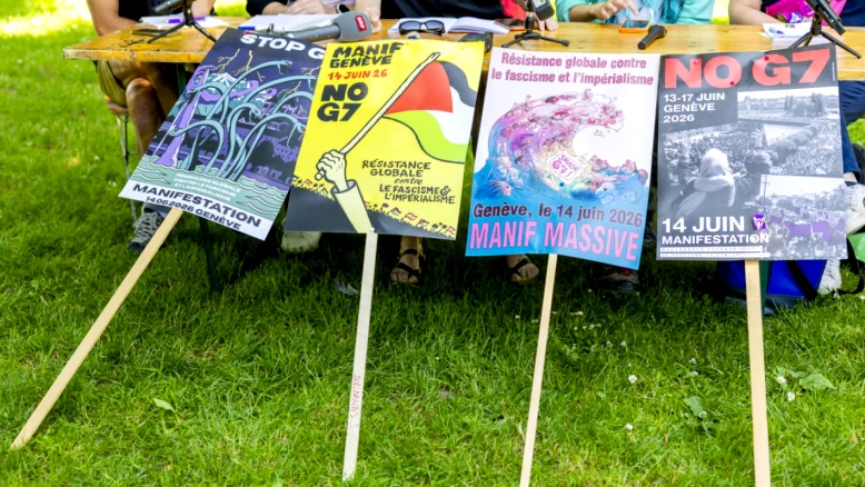 No G7 saisit la justice à Genève après le refus de manifester