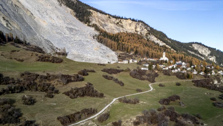 Brienz menacé: 25 ménages envisagent de quitter à cause d'un éboulement