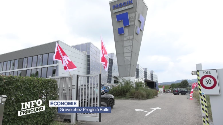Progin SA à Bulle en grève