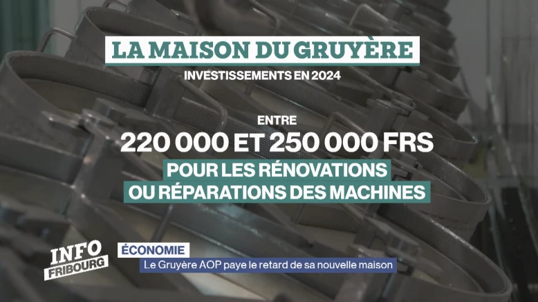 Le Gruyère AOP paye le retard de sa nouvelle maison