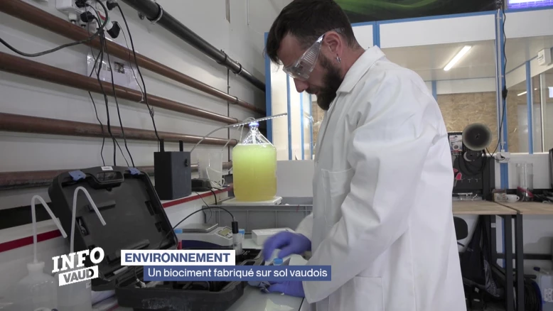 Un biociment fabriqué sur sol vaudois