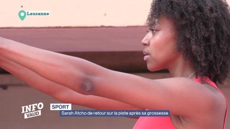 Sarah Atcho de retour sur la piste après sa grossesse