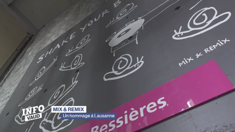 Hommage à Mix & Remix dans le métro M2