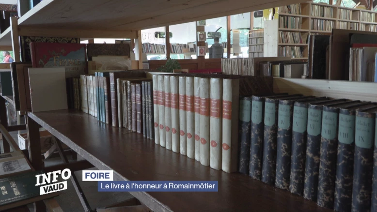 Le livre à l'honneur à Romainmôtier