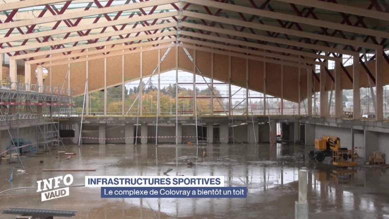 Le chantier du complexe de Colovray avance