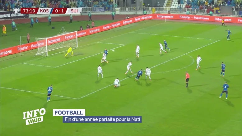 Football: fin d'une année parfaite pour la Nati