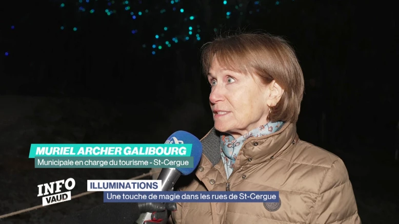 Une touche de magie dans les rues de St-Cergue
