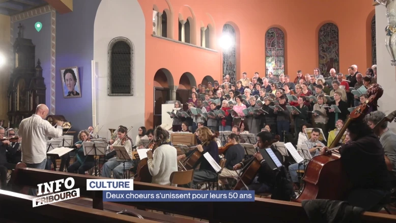 Deux choeurs s'unissent pour leurs 50 ans