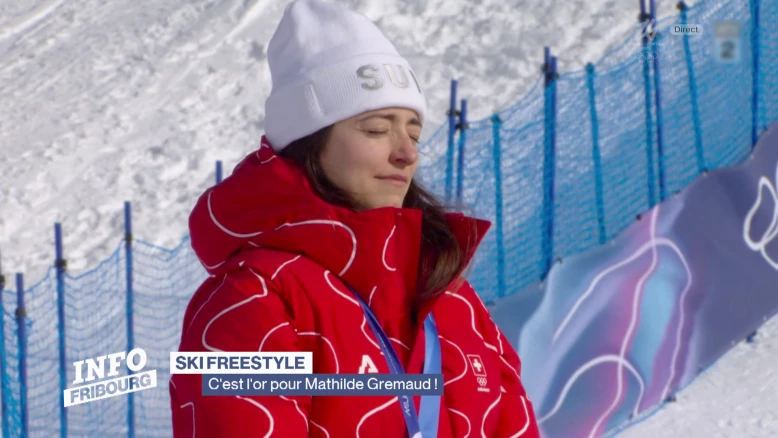 Mathilde Gremaud en or aux JO