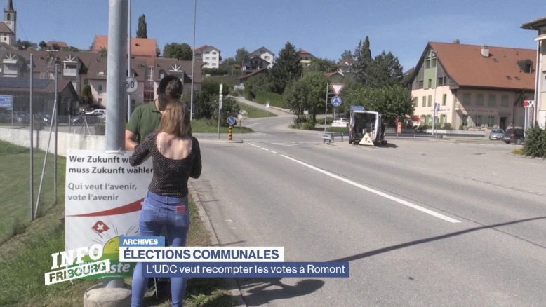 L'UDC veut recompter les votes à Romont