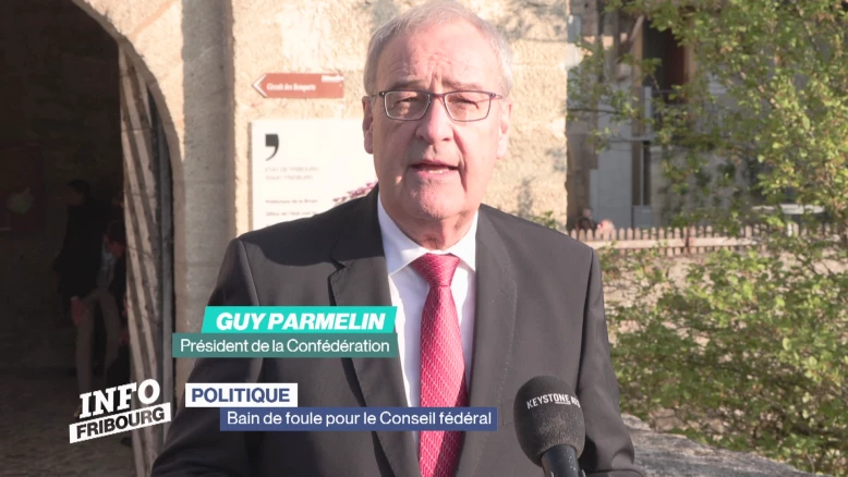 Bain de foule pour le Conseil fédéral