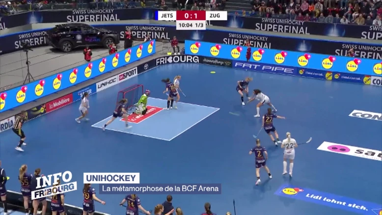 Unihockey: la métamorphose de la BCF Arena