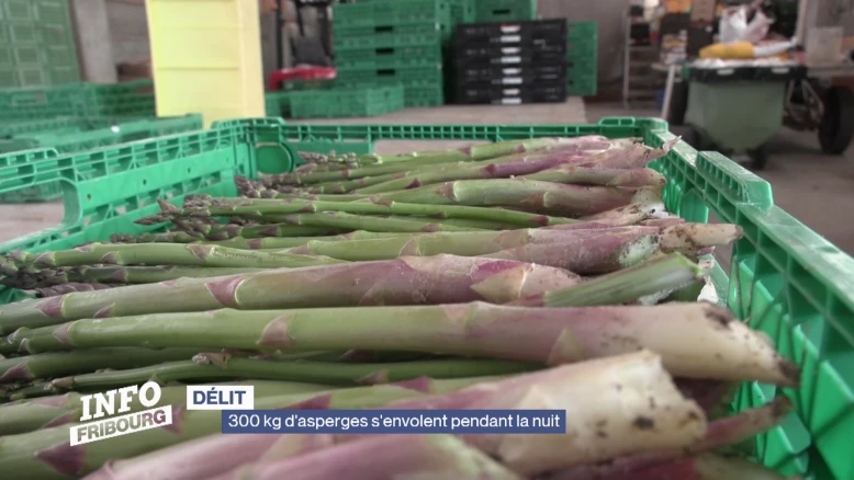 300 kg d'asperges s'envolent pendant la nuit