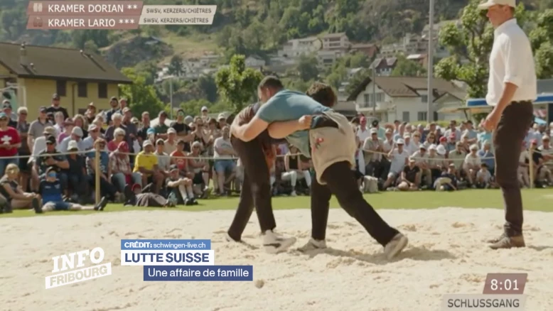 Une affaire de famille en lutte suisse