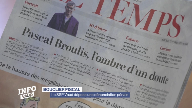 Bouclier fiscal, le SSP Vaud dépose une dénonciation pénale