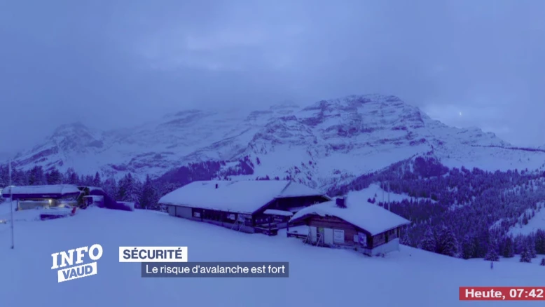 Risque d’avalanche élevé dans les Alpes vaudoises