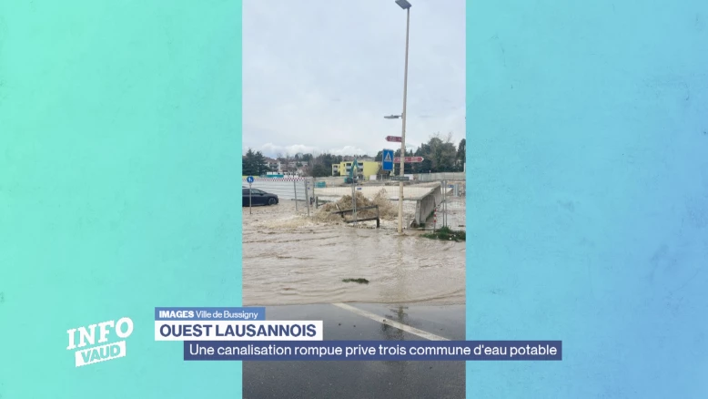 Bussigny, Crissier et Ecublens privées d'eau