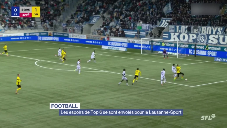 Les espoirs de Top 6 se sont envolés poru le LS