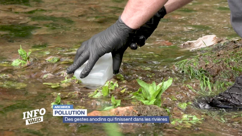 Des gestes anodins qui finissent dans les rivières