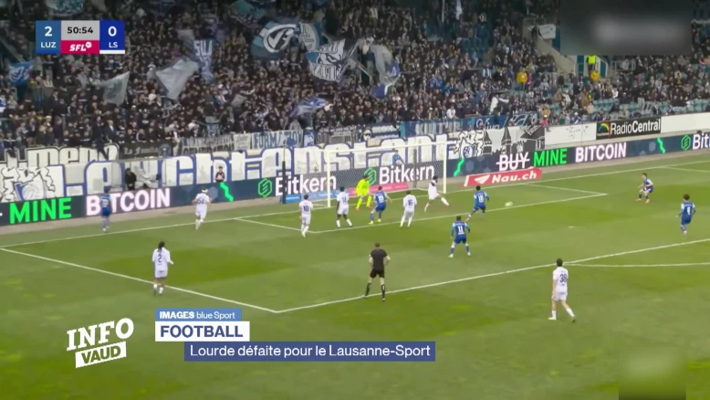 Lourde défaite pour le Lausanne-Sport