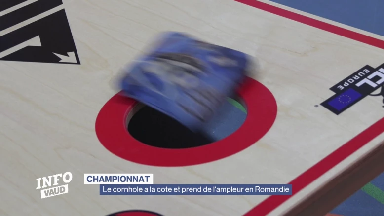 Le cornhole a la cote et prend de l'ampleur en Romandie