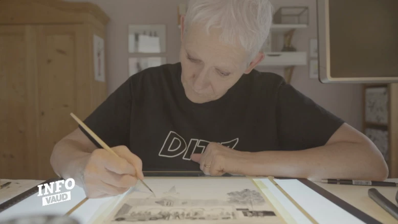 "Coup de projo" sur Hélène Becquelin