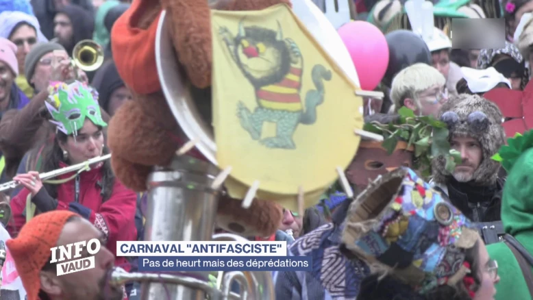 Carnaval "antifa" : pas de heurt mais des déprédations