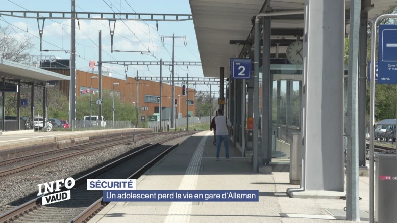 Un adolescent perd la vie en gare d'Allaman