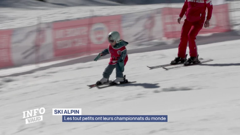 Les tout petits ont leurs championnats du monde de ski